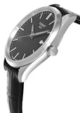 Tissot PR 100 Black Dial Black Leather Strap Watch for Men - T150.410.16.051.00