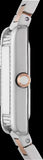 Emporio Armani Genni Mother of Pearl Dial Two Tone Steel Strap Watch for Women - AR11626