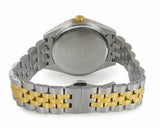 Versace V-Code Analog Green Dial Two Tone Steel Strap Watch for Women - VE8I00424