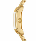 Tory Burch Eleanor White Dial Gold Steel Strap Watch for Women - TBW1060