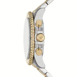 Emporio Armani World Explorer Chronograph Cream Dial Two Tone Steel Strap Watch for Men - AR11606