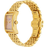 Tory Burch Eleanor Mother of Pearl Pink Dial Gold Steel Strap Watch for Women - TBW1077