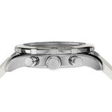 Emporio Armani Sportivo Chronograph White Dial White Rubber Strap Watch for Men - AR5947