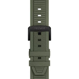Tissot T Race Chronograph Black Dial Green Rubber Strap Watch for Men - T141.417.37.061.02