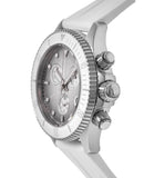 Tissot Seastar 1000 Chronograph Grey Dial White Rubber Strap Watch for Men - T120.217.17.011.00