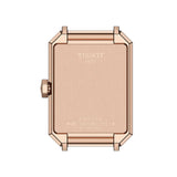 Tissot SRV White Mother of Pearl Dial Black Leather Strap Watch for Women - T160.110.36.113.00
