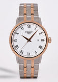 Tissot T Classic Dream Quartz White Dial Two Tone Steel Strap Watch for Men - T129.410.22.013.00