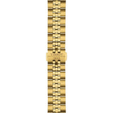 Tissot Ballade Quartz Black Dial Gold Steel Strap Watch for Men - T156.410.33.051.00
