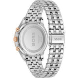 Hugo Boss Avery Chronograph Blue Dial Silver Steel Strap Watch for Men - 1514158