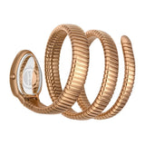 Just Cavalli Glam Evo 9 Green Dial Rose Gold Steel Strap Watch for Women - JC1L224M0055