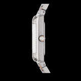 Emporio Armani Genni Mother of Pearl Dial Two Tone Steel Strap Watch for Women - AR11626