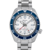 Seiko Prospex 1968 Heritage Diver's GMT 60th Anniversary White Dial Silver Steel Strap Watch for Men - SPB519J1