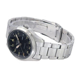 Seiko 5 Sports Flieger Automatic Black Dial Silver Steel Strap Watch for Men - SRPH27K1
