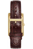 Emporio Armani Gino White Dial Brown Leather Strap Watch for Men - AR11665