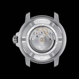 Tissot Seastar 2000 Professional Powermatic 80 Blue Dial Silver Steel Strap Watch for Men - T120.607.11.041.01