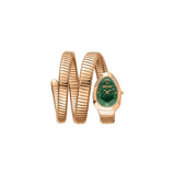 Just Cavalli Glam Evo 9 Green Dial Rose Gold Steel Strap Watch for Women - JC1L224M0055