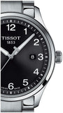 Tissot T-Sport Gent XL Black Dial Silver Steel Strap Watch for Men - T116.410.11.057.00