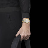 Tissot Ballade Quartz Silver Dial Two Tone Steel Strap Watch for Women - T156.210.22.031.00