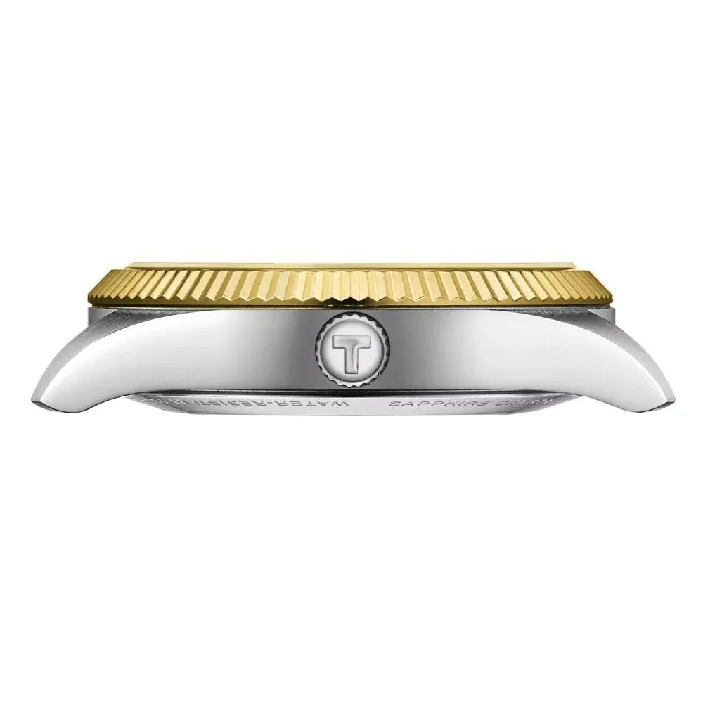 Tissot Ballade Powermatic 80 Cosc Silver Dial Two Tone Steel Strap Watch for Men - T156.408.22.033.00