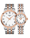 Tissot T Classic Dream Quartz White Dial Two Tone Steel Strap Watch for Men - T129.410.22.013.00