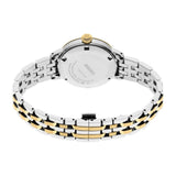 Seiko Presage Cocktail Time Automatic Diamonds White Dial Two Tone Steel Strap Watch for Women - SRE010J1