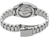 Seiko 5 Sports Automatic Green Dial Silver Steel Strap Watch for Men - SRPL57K1