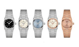 Tissot PRX Quartz Diamonds Black Dial Silver Steel Strap Watch for Women - T137.010.11.056.00