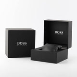 Hugo Boss Grand Prix Chronograph Blue Dial Silver Steel Strap Watch for Men - 1514226