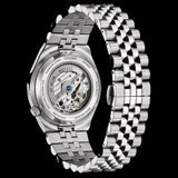 Citizen Tsuyosa 60 Automatic Black Dial Silver Steel Strap Watch for Men - NK0020-55E