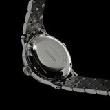 Seiko Presage Cocktail Time Automatic Diamonds White Dial Silver Steel Strap Watch for Women - SRE017J1