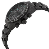 Seiko Prospex Speedtimer The Black Series Limited Edition Black Dial Black Steel Strap Watch for Men - SSC917