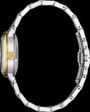 Seiko Presage Cocktail Time Automatic Diamonds White Dial Two Tone Steel Strap Watch for Women - SRE010J1