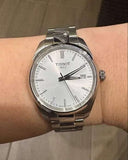 Tissot PR 100 Quartz Silver Dial Silver Steel Strap Watch for Women - T150.210.11.031.00