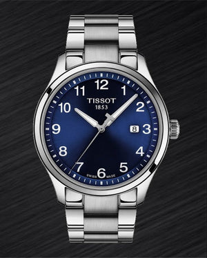 Tissot T-Sport Gent XL Blue Dial Silver Steel Strap Watch for Men - T116.410.11.047.00
