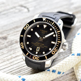 Tissot Seastar 2000 Professional Powermatic 80 Black Dial Black Rubber Strap Watch for Men - T120.607.17.441.01