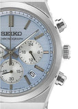 Seiko Conceptual Chronograph Ice Blue Dial Silver Steel Strap Watch for Men - SSB459P1