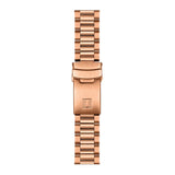 Tissot PRS 516 Chronograph Black Dial Rose Gold Steel Strap Watch for Men - T149.417.33.051.00