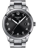 Tissot T-Sport Gent XL Black Dial Silver Steel Strap Watch for Men - T116.410.11.057.00