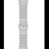 Tissot PRX Quartz Red Dial Silver Steel Strap Watch for Women - T137.210.11.421.00