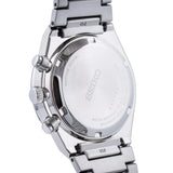 Seiko Conceptual Chronograph White Dial Silver Steel Strap Watch for Men - SSB451P1