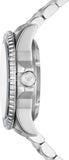 Emporio Armani Sea Explorer Green Dial Silver Steel Strap Watch for Men - AR60080