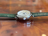 Tissot Bellissima Small Lady Mother of Pearl Dial Green Leather Strap Watch for Women - T126.010.16.113.02