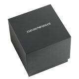 Emporio Armani Sportivo Chronograph White Dial White Rubber Strap Watch for Men - AR5947
