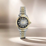 Versace Hellenyium Grey Dial Two Tone Steel Strap Watch for Women - VEHU00520