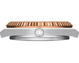 Tissot PRX Powermatic 80 18K Gold Brown Dial Silver Steel Strap Watch for Men - T931.407.41.291.00
