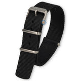 Seiko 5 Sports Automatic Black Dial Black Nylon Strap Watch for Men - SRPE67K1