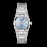 Tissot PRX Quartz Ice Blue Dial Silver Steel Strap Watch for Women - T137.010.11.351.00