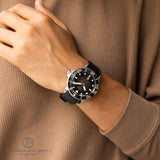 Tissot Seastar 2000 Professional Powermatic 80 Black Dial Black Rubber Strap Watch for Men - T120.607.17.441.01