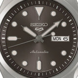 Seiko 5 Sports Automatic Grey Dial Silver Steel Strap Watch for Men - SRPE51K1
