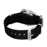 Seiko 5 Sports Automatic Black Dial Black Nylon Strap Watch for Men - SRPE67K1